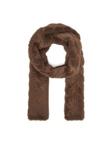 Guess Szalik W6BZ13 W4360 Brązowy. Brązowe rękawiczki Guess, z aplikacjami, z poliesteru. Za 344,99 zł.