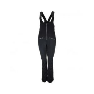 Kurtka narciarska softshell damska Peak Mountain Achic. Czarne kombinezony Peak Mountain, l, bez wzorów, z nylonu, bez kołnierzyka, bez ramiączek. Za 490,50 zł.