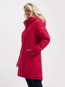 TRAVELIN' Parka w kolorze czerwonym rozmiar: S. Czerwone kurtki Travelin', s, bez wzorów, bez kaptura. Za 478,99 zł.