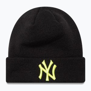 Czapka zimowa New Era Le Beanie Nyy. Czarne czapki New Era, bez wzorów. Za 129,99 zł.