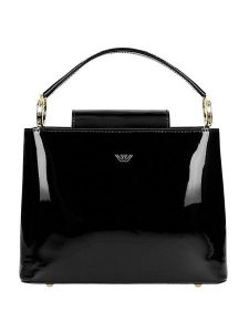 Wojas Skórzana torebka w kolorze czarnym - 24 x 18 x 12 cm rozmiar: onesize. Czarne torebki klasyczne Wojas, bez wzorów, z materiału, przez ramię, bez dodatków. Za 319,99 zł.