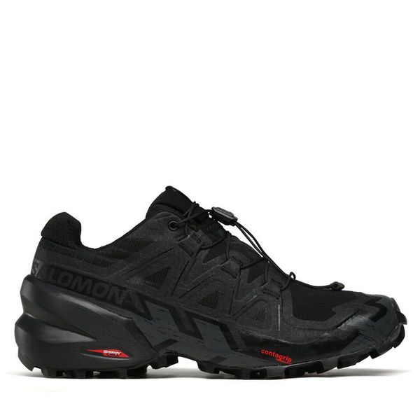 Buty do biegania Salomon. Czarne buty sportowe Salomon, bez wzorów, bez zapięcia, do biegania, salomon speedcross. Za 479,99 zł.