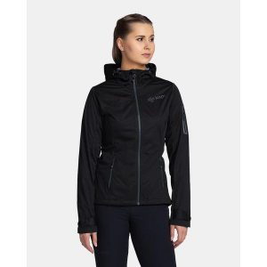 Kurtka softshell damska Kilpi BELTRA-W. Czarne kurtki Kilpi, l, bez wzorów, z softshellu, bez kaptura. Za 422,05 zł.