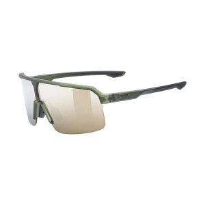 Okulary przeciwsłoneczne Uvex Ramp. Zielone okulary przeciwsłoneczne UVEX. Za 269,99 zł.