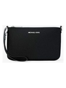 Michael Kors Kopertówka w kolorze czarnym - 20 x 13 x 3 cm rozmiar: onesize. Czarne torebki wieczorowe Michael Kors, bez wzorów, z materiału, bez dodatków. Za 254,14 zł.