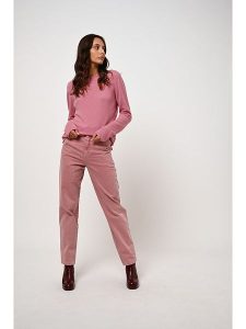 AUTHENTIC CASHMERE Kaszmirowy sweter "Criou" w kolorze szaroróżowym rozmiar: XL. Różowe swetry oversize AUTHENTIC CASHMERE, xl, bez wzorów, z kaszmiru, bez ramiączek. Za 303,78 zł.