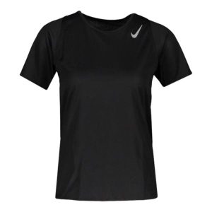 Nike DRI FIT RAC T SHIRT W Noir. Czarne t-shirty Nike, l, bez wzorów, bez kołnierzyka, bez ramiączek. Za 200,99 zł.