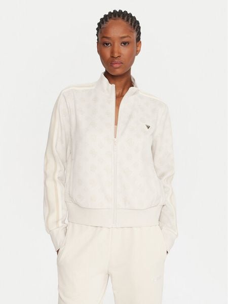 Guess Bluza V5YQ07 K0282 Écru Regular Fit. Bluzy Guess, m, z aplikacjami, bez kaptura. Za 279,99 zł.