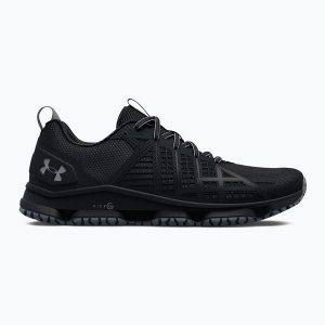 Buty damskie Under Armour MG Strikefast. Czarne buty trekkingowe Under Armour, bez zapięcia. Za 339,99 zł.