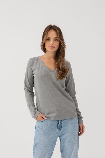 BLUZKA KLARA SZARA M - Flawless. Szare bluzki Flawless, m, bez wzorów, z bawełny, eleganckie, bez kołnierzyka, bez ramiączek. Za 72,00 zł.