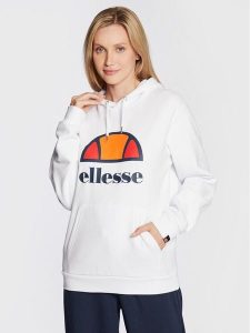 Ellesse Bluza Yuffie SRK12901 Biały Regular Fit. Białe bluzy Ellesse, bez wzorów, z bawełny, bez kaptura. Za 199,99 zł.
