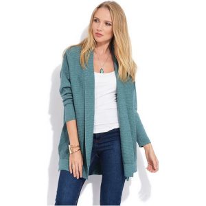 Fille Du Couturier Kardigan Damski Destiny 42 Zielony. Kardigany marki Fille Du Couturier. W wyprzedaży za 251,00 zł.
