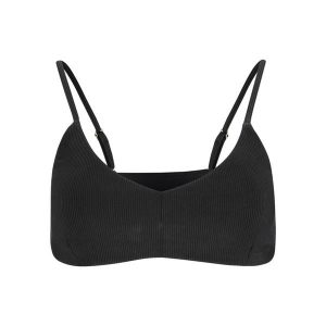 Damski top do kostiumu kąpielowego Athlecia Rhea. Czarne bikini Athlecia, bez wzorów. Za 134,50 zł.