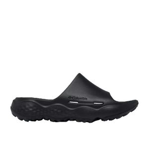 Klapki damskie Columbia Thrive Revive. Czarne klapki Columbia, bez wzorów, z materiału, bez obcasa. Za 279,00 zł.