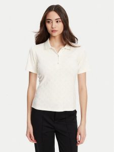 Guess Sweter V5YP01 KCX12 Écru Regular Fit. Swetry klasyczne Guess, xxs, z syntetyku, bez kołnierzyka. Za 189,99 zł.