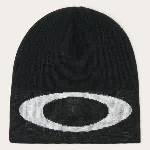 Czapka zimowa unisex Oakley ELLIPSE BEANIE czarna FOS901821-02E. Czarne czapki Oakley, z aplikacjami, z dzianiny, eleganckie. Za 77,47 zł.