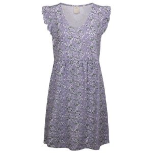 Trespass Gertha - Damska sukienka na co dzień z nadrukiem Gelsomino. Fioletowe sukienki Trespass, na co dzień, xl, bez wzorów, z dżerseju, sportowe, bez kołnierzyka, bez ramiączek, mini, sportowe. Za 240,99 zł.