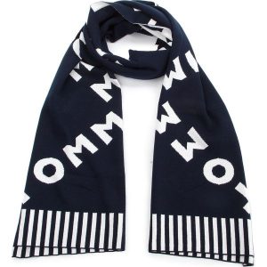Szal TOMMY HILFIGER - All Over Logo Knit AW0AW05906 413. Szaliki marki TOMMY HILFIGER. W wyprzedaży za 199,00 zł.