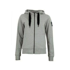 Damska bawełniana bluza rozpinana na całej długości Peak Mountain French Terry. Szare bluzy Peak Mountain, bez wzorów, z bawełny, bez kaptura. Za 231,50 zł.