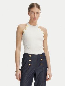 Marciano Guess Sweter G6GR10 Z0625 Biały Regular Fit. Białe swetry klasyczne Marciano Guess, l, z syntetyku, bez kołnierzyka. Za 519,99 zł.