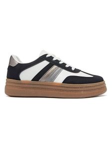 Sixth Sens Sneakersy w kolorze biało-czarnym rozmiar: 37. Białe trampki Sixth Sens, bez wzorów, bez zapięcia. Za 87,81 zł.