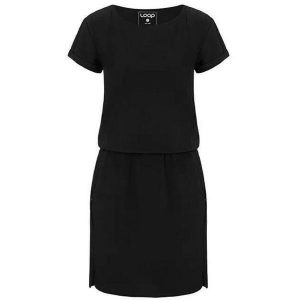 Loap Ubrina damska sukienka sportowa, S. Niebieskie sukienki WOMEN'S HEALTH, s, bez wzorów, sportowe, bez kołnierzyka, bez ramiączek, sportowe. Za 185,99 zł.