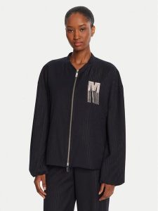 Lola Casademunt by Maite Kurtka bomber MF2502005 Granatowy Loose Fit. Niebieskie kurtki Lola Casademunt by Maite, xl, bez wzorów, z syntetyku, bez kaptura. Za 529,99 zł.