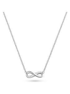 S.Oliver Srebrny naszyjnik z zawieszką - dł. 45 cm rozmiar: onesize. Szare naszyjniki s.Oliver, z cyrkonią, srebrne. Za 121,99 zł.