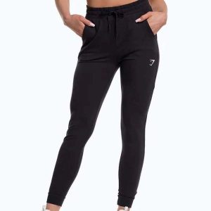 Spodnie treningowe damskie Gymshark Pippa Training. Czarne spodnie dresowe Gymshark, s, bez wzorów. Za 109,99 zł.