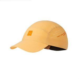 Czapka z daszkiem BUFF PACK LIGHT CAP SOLID. Żółte czapki Buff, bez wzorów, z elastanu. Za 119,99 zł.