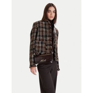 Torebka KARL LAGERFELD. Brązowe torebki klasyczne KARL LAGERFELD, bez wzorów, bez dodatków. Za 692,99 zł.