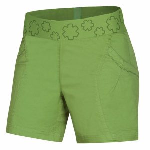 Damskie spodenki wspinaczkowe Ocun Pantera. Zielone szorty Ocun, bez wzorów, sportowe. W wyprzedaży za 178,00 zł.