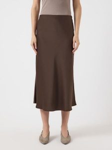 YAS Spódnica w kolorze brązowym rozmiar: XL. Brązowe spódnice YAS, na co dzień, xl, bez wzorów, midi. Za 169,95 zł.
