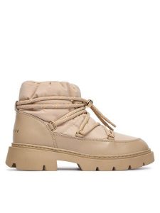 Inuikii Śniegowce Biker Puffer 1002.001.0021 Beżowy. Brązowe buty zimowe Inuikii, z materiału, bez obcasa, bez zapięcia. Za 859,00 zł.