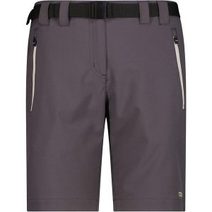 Bermudy damskie turystyczne CMP 3T51146. Czerwone szorty CMP, bez wzorów, sportowe. W wyprzedaży za 139,99 zł.
