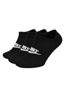 SKARPETY Nike Sportswear Everyday Essential No Show Socks 3P. Czarne skarpetki Nike, bez wzorów, z bawełny. Za 190,00 zł.