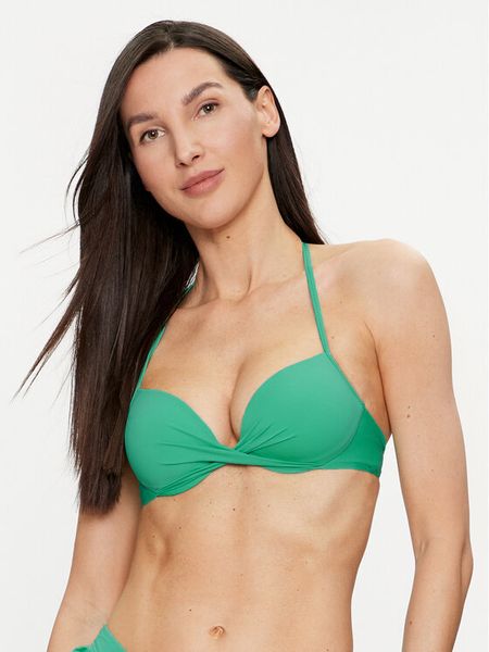 United Colors Of Benetton Góra od bikini 3P5H5R00Q Turkusowy. Niebieskie bikini United Colors of Benetton, bez wzorów, z syntetyku. Za 179,99 zł.