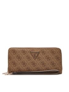 Guess Portfel SWSG85 00146 Brązowy. Brązowe portfele Guess, z aplikacjami, ze skóry. Za 279,99 zł.