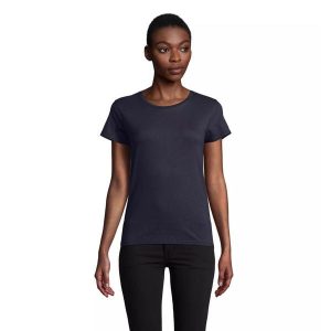 Dopasowana koszulka T-shirt z jerseyu dla kobiet Sol's Pioneer. Szare t-shirty SOL'S, s, bez wzorów, z jersey, bez kołnierzyka, bez ramiączek. Za 30,50 zł.