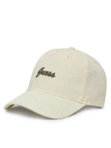 Guess Czapka z daszkiem V5BZ10 WF760 Écru. Czapki Guess, z aplikacjami, z materiału. Za 119,99 zł.