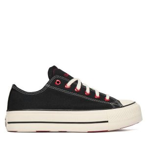 Trampki Converse. Czarne trampki Converse, bez wzorów, bez zapięcia. Za 419,99 zł.