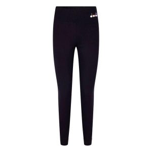 Legginsy damskie DIADORA L.LEGGINGS SPOTLIGHT. Czarne legginsy Diadora, bez wzorów. Za 54,99 zł.