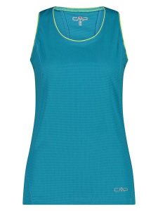 Cmp Top funkcyjny w kolorze turkusowym rozmiar: 42. Niebieskie topy CMP, bez wzorów, z materiału, bez kołnierzyka, bez ramiączek. Za 84,21 zł.