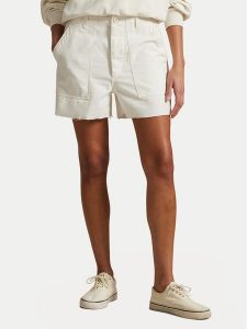 Polo Ralph Lauren Szorty materiałowe 211949934002 Écru Relaxed Fit. Szorty Polo Ralph Lauren, bez wzorów, z bawełny. Za 359,99 zł.