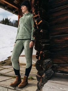 Burton Legginsy funkcyjne "[ak] Baker High Loft" w kolorze zielono-czarnym rozmiar: XS. Czarne legginsy Burton, xs, bez wzorów, outdoorowe. Za 192,79 zł.