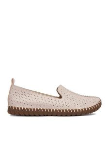 Rieker Półbuty CEO-M2853-31 Różowy. Czerwone półbuty Rieker, bez wzorów, ze skóry, bez obcasa, na płaskiej podeszwie, bez zapięcia. Za 299,99 zł.