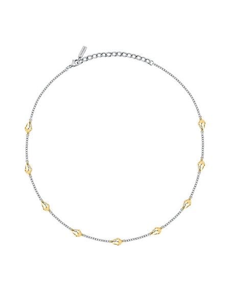 Trussardi Naszyjnik TJAXA11 Srebrny. Szare naszyjniki Trussardi, metalowe. Za 269,99 zł.