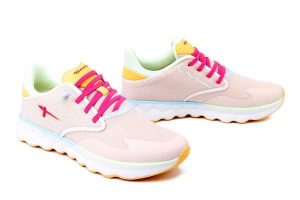 TAMARIS 1-23700-44 430 ivory comb, półbuty damskie. Brązowe półbuty Tamaris, bez wzorów, z tkaniny, bez obcasa, bez zapięcia. Za 349,90 zł.