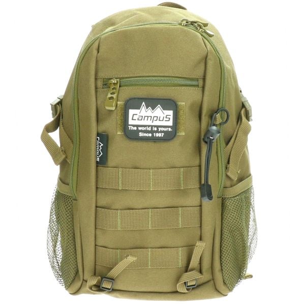Plecak sportowo-turystyczny dla dorosłych Frome Tactical 12L Mini pojemność 12L. Zielone plecaki Campus. Za 129,99 zł.