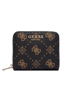 Guess Portfel SWGP99 28137 Brązowy. Brązowe portfele Guess, z aplikacjami, ze skóry. Za 214,99 zł.